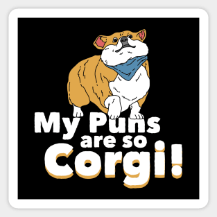 My Puns are so Corgi Sticker